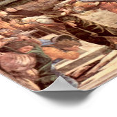 Botticelli-Sixtinische Kapelle zur Bestrafung der  Poster (Ecke)