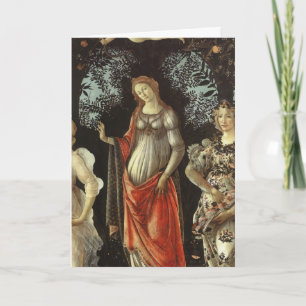 Botticelli Venus Göttin der Liebe Renaissance-Kuns Feiertagskarte