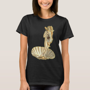 Botticelli Venus mit elektrischer Gitarre Rock-Git T-Shirt