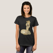 Botticelli Venus mit elektrischer Gitarre Rock-Git T-Shirt (Vorne ganz)