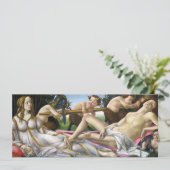 Botticelli Venus und Mars-Einladungen Einladung (Stehend Vorderseite)