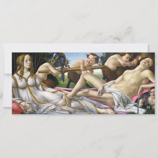 Botticelli Venus und Mars-Einladungen Einladung (Vorderseite)