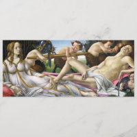 Botticelli Venus und Mars-Einladungen