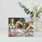 Botticelli Venus und Mars Postkarte (Stehend Vorderseite)