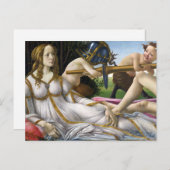 Botticelli Venus und Mars Postkarte (Vorne/Hinten)
