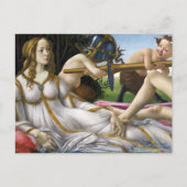 Botticelli Venus und Mars Postkarte (Vorderseite)