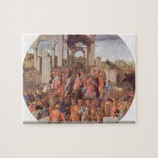 Botticelli - Verehrung der Weisen (London) [puz 2 Puzzle (Horizontal)