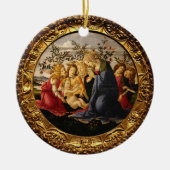 Botticelli Wallfahrtskirche Madonna del Sasso Keramik Ornament (Vorne)