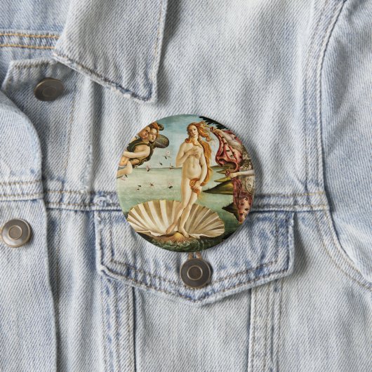 Botticellis Geburt der Venus Button (Beispiel)