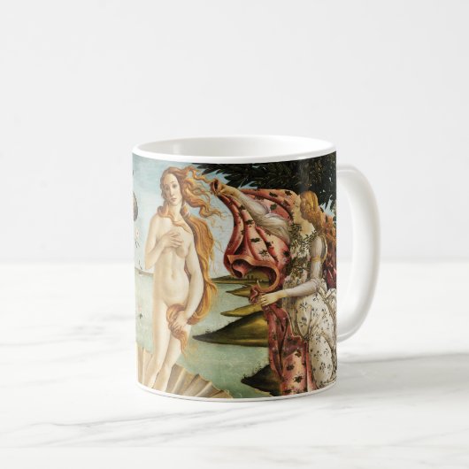 Botticellis Geburt der Venus Kaffeetasse (VorderseiteRechts)