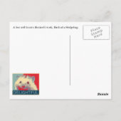 Botticellis Geburt eines Igels Postkarte (Rückseite)