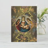 Botticellis Madonna mit Kind Einladung (Stehend Vorderseite)