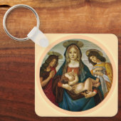 Botticellis Madonna mit Kind Schlüsselanhänger (Vorderseite)