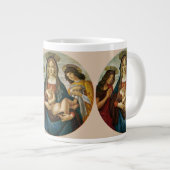 Botticellis Madonna und Kind Jumbo-Tasse (Vorderseite Rechts)