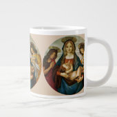 Botticellis Madonna und Kind Jumbo-Tasse (Rechts)