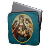 Botticellis Madonna und Kind Laptopschutzhülle (Vorderseite Links)