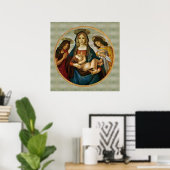 Botticellis Madonna und Kind Poster (Heimbüro)