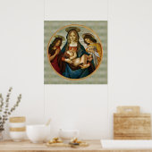Botticellis Madonna und Kind Poster (Küche)
