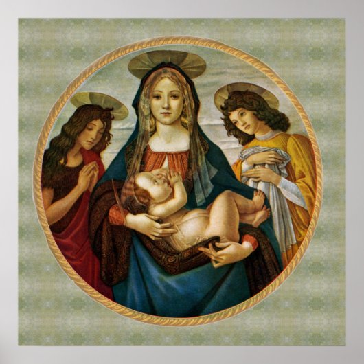Botticellis Madonna und Kind Poster (Vorne)