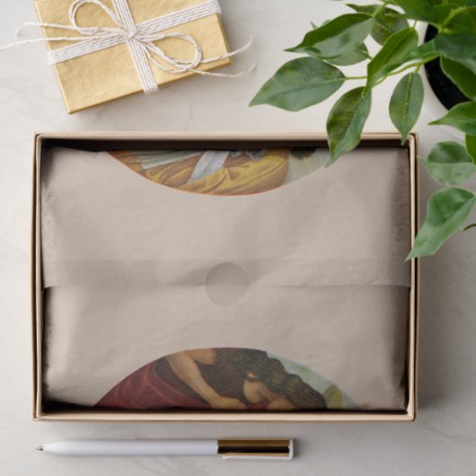 Botticellis Madonna und Kind Seidenpapier (Geschenk)