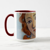 Botticellis Venus Tasse (Links)