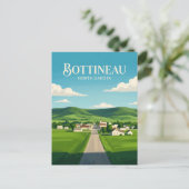 Bottineau USA Postkarte (Stehend Vorderseite)