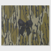 Bottland Camouflage Niedlich Bow Ribbon für Frauen Geschenkpapier (Flach)