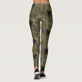 Bottland Camouflage Niedlich Bow Ribbon für Frauen Leggings (Rückseite)
