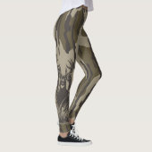 Bottland-Camouflage Weiße Hirsche Buck Jagd Camouf Leggings (Rechts)