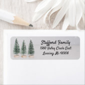 Bottle Brush Trees, Schneeflocken, Miniaturadresse (Insitu)