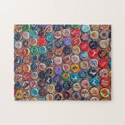 Bottle Cap Collection Puzzle (Horizontal)