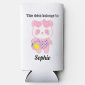 Bottle Cooler, Lotus Vacation Selters Dosenkühler (Vorderseite)