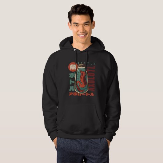 Bottle Cute Little Axolotl Hoodie (Vorne ganz)