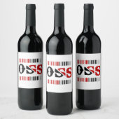 bottle label - oss bjj weinetikett (Flaschen)