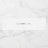 Bottle Label Wasserflaschenetikett (Einzelnes Label)