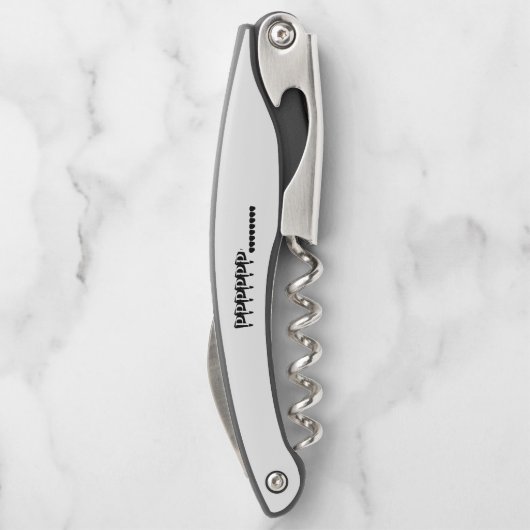 BOTTLE OPENER ART STYLE DESIGN KELLNERMESSER (Rückseite)