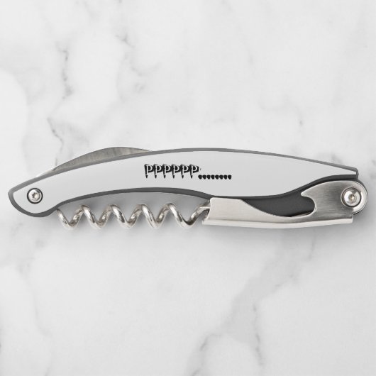 BOTTLE OPENER ART STYLE DESIGN KELLNERMESSER (Rückseite)