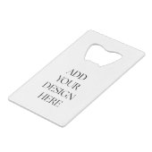 Bottle Opener Geldbeutel Flaschenöffner (Rückseite Schrägansicht)