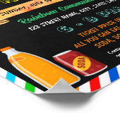 Bottle und Can Fundraising Drive Schulvorlage Poster (Ecke)