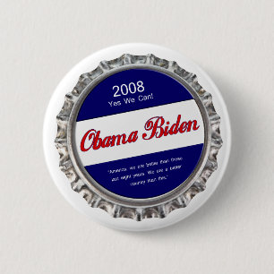 bottlecap Obama biden Button