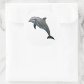 Bottlenose Bliss Runder Aufkleber (Tasche)