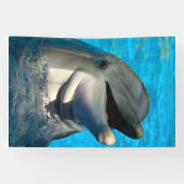 Bottlenose Delphin Head Banner (Horizontal)