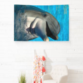 Bottlenose Delphin Head Banner (InSitu)
