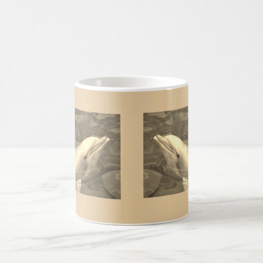 Bottlenose-Delphin Kaffeetasse (Mittel)