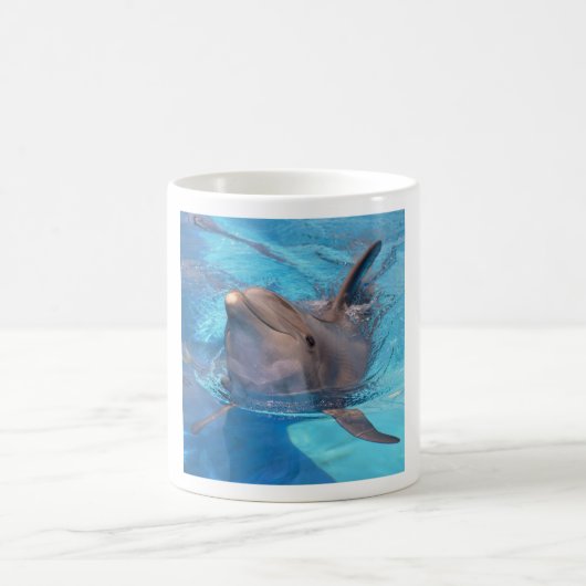 Bottlenose-Delphin Kaffeetasse (Mittel)