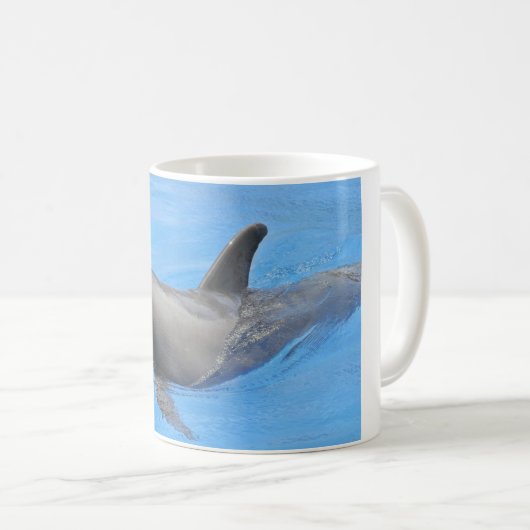 Bottlenose-Delphin Kaffeetasse (VorderseiteRechts)