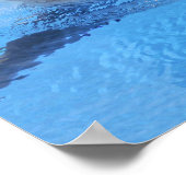 Bottlenose-Delphin Poster (Ecke)