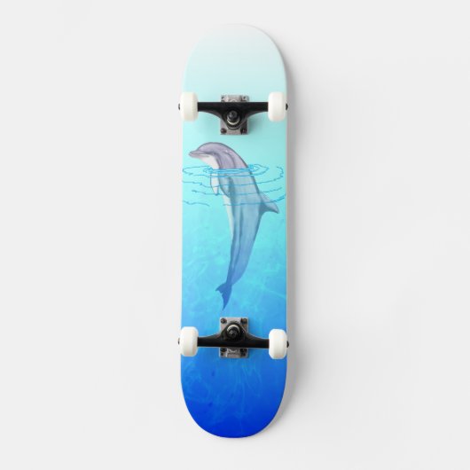 Bottlenose-Delphin Skateboard (Vorderseite)