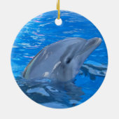 Bottlenose-Delphin-Verzierung Keramikornament (Hinten)