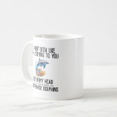 Bottlenose Delphine Kaffeetasse (Vorderseite Links)